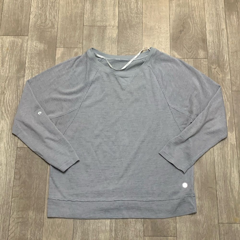Calvin Klein Performance Light Gray Pullover Sweater